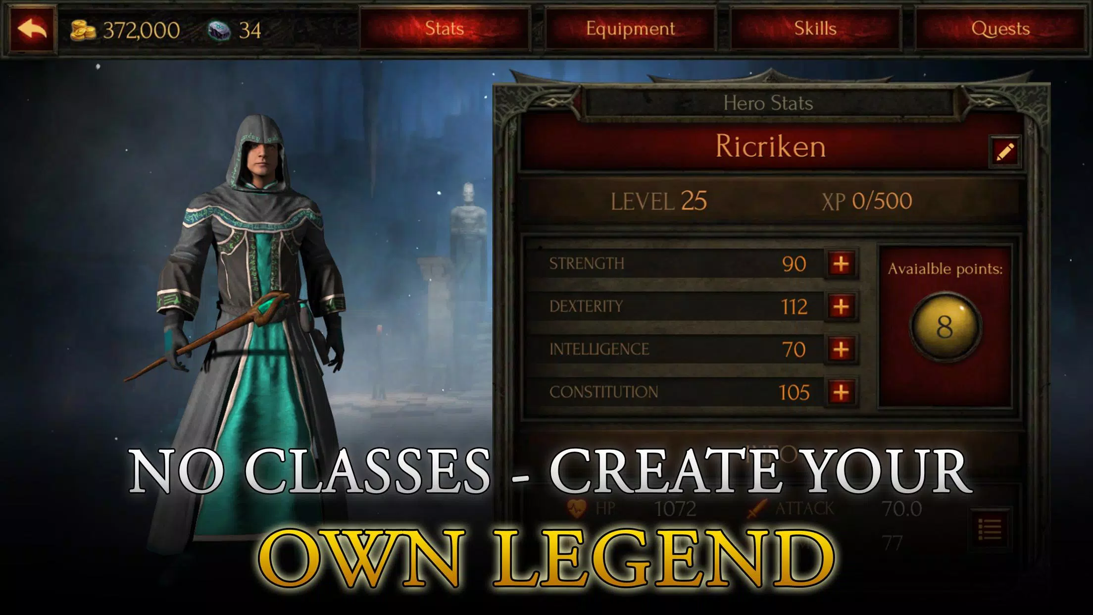 Arcane Quest Legends Offline Captura de pantalla 2