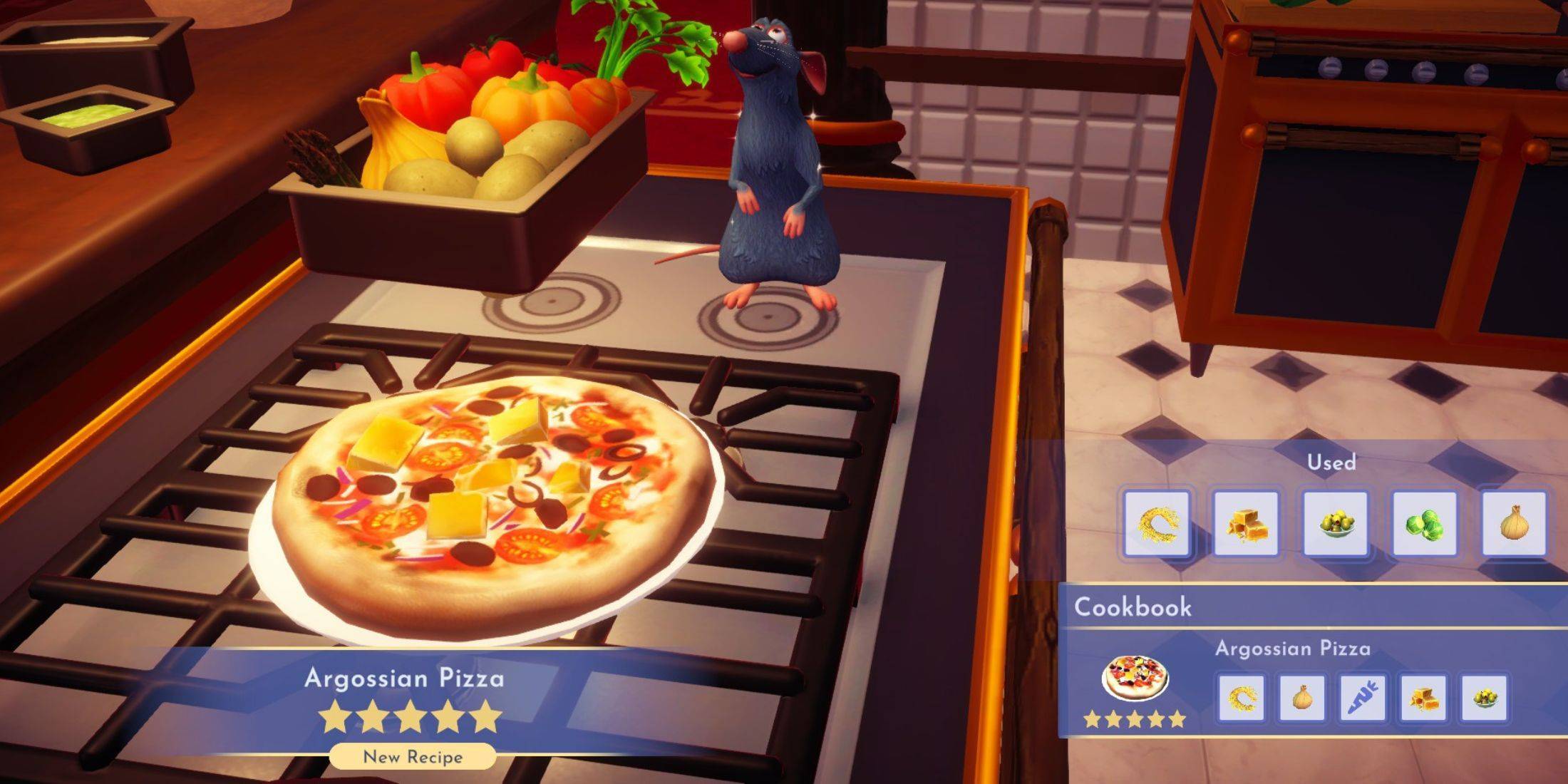 Disney Dreamlight Valley: Artossian Pizza စာရွက်