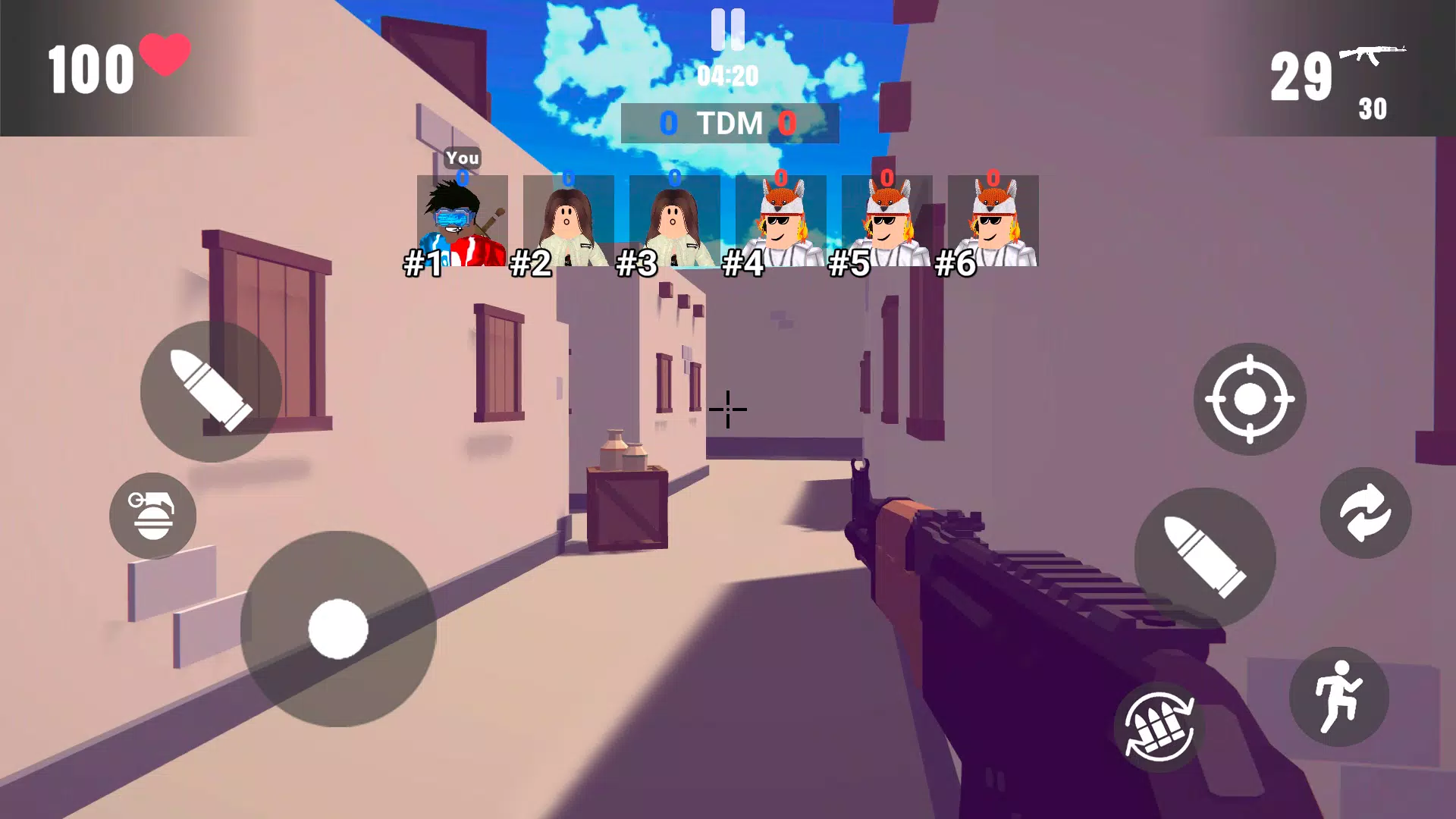 Gunfight Arena: Obby Shooter Screenshot 1