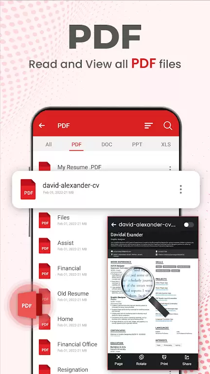 Document Reader PDF Reader Screenshot 1