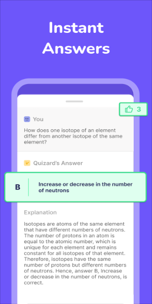 Quizard AI - Scan and Solve Mod Apk Captura de pantalla 1