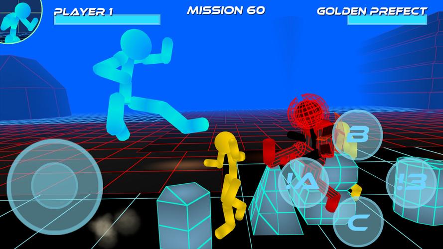 Stickman Neon Street Fighting ภาพหน้าจอ 2