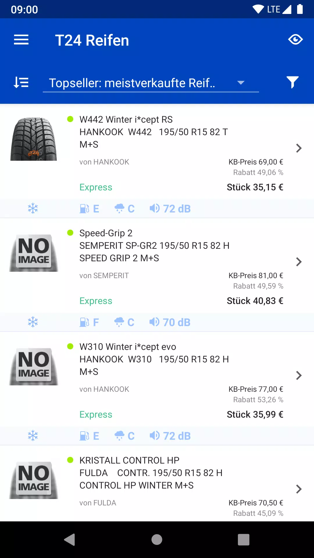 Tyre24 Reifen Скриншот 2