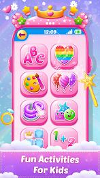 Princess Baby Phone Kids Game Captura de tela 0