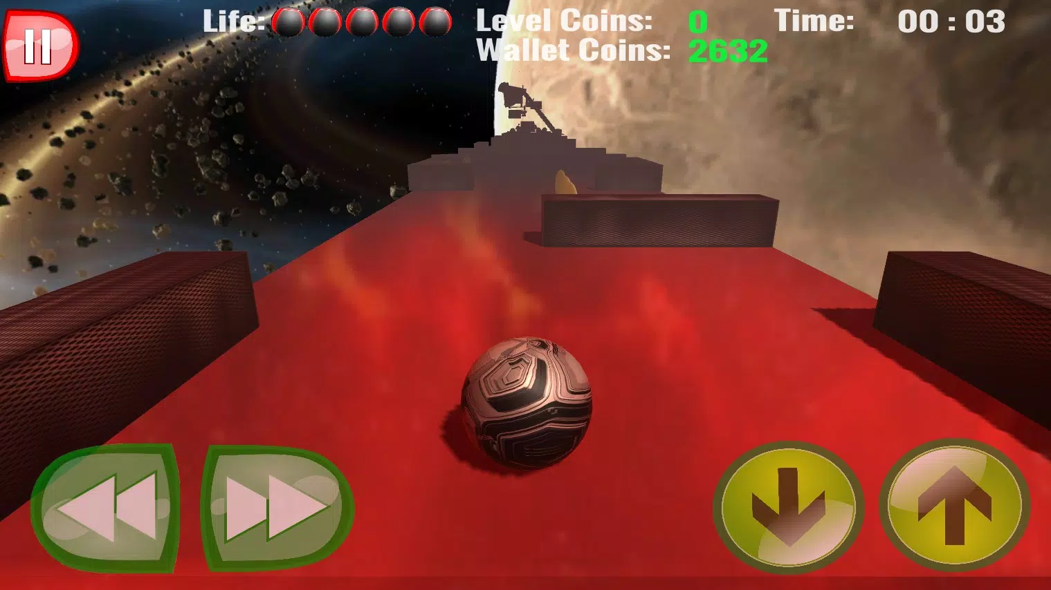 Space Ball: Balance Game ภาพหน้าจอ 1