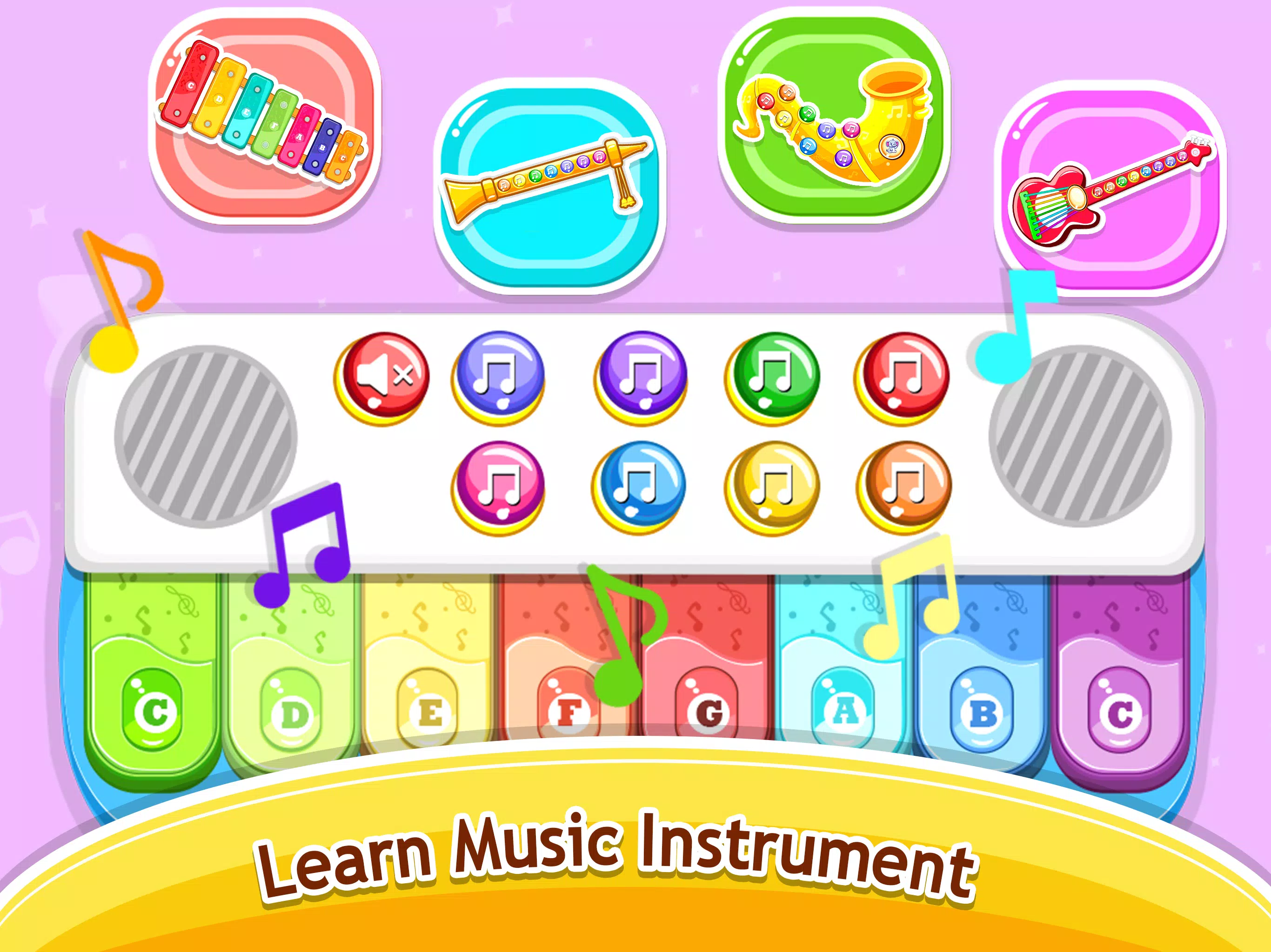 Kids Music piano - games Schermafbeelding 3