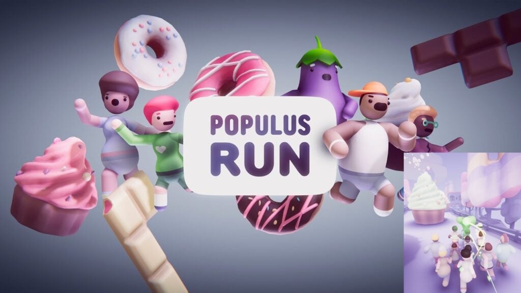 Populus Run: hamburguesas, cupcakes, donas reemplazan a los surfistas del metro!