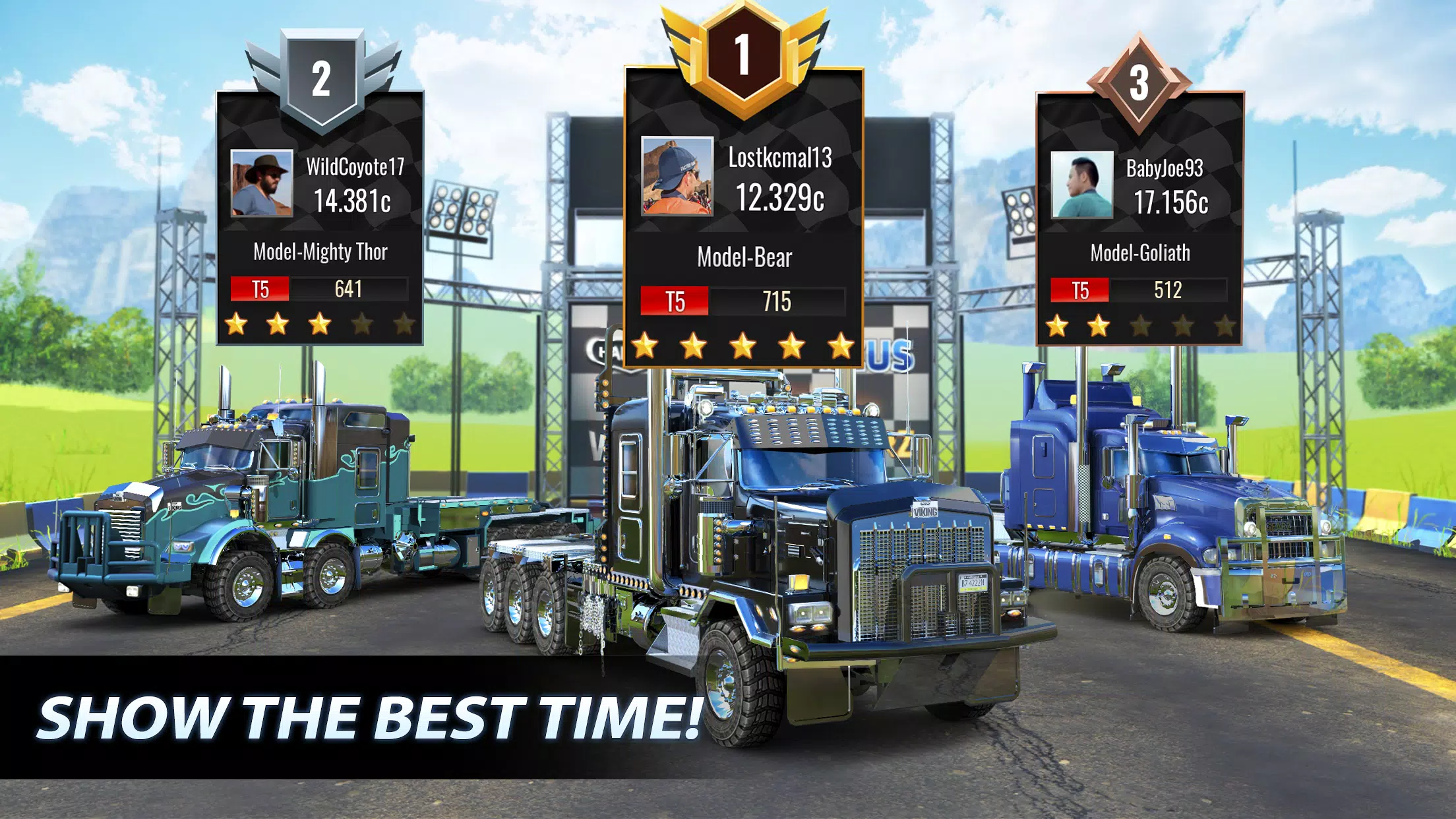 Big Rig Racing: Drag racing 스크린샷 2