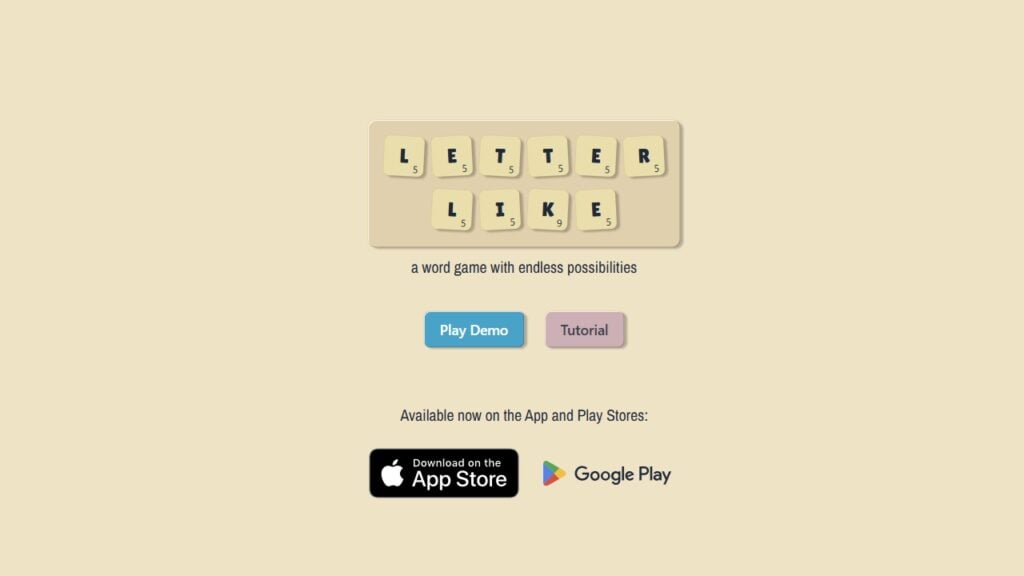 Letterlike là một trò chơi chữ mới giống như Balatro nhưng có Scrabble!