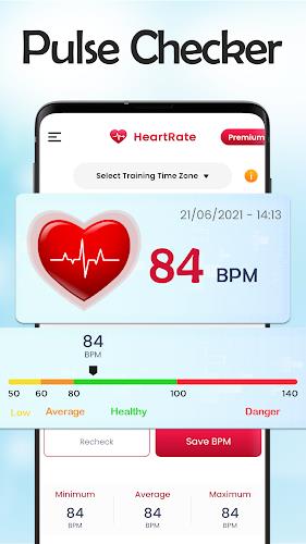 Heart Rate Monitor BPM Tracker ภาพหน้าจอ 2