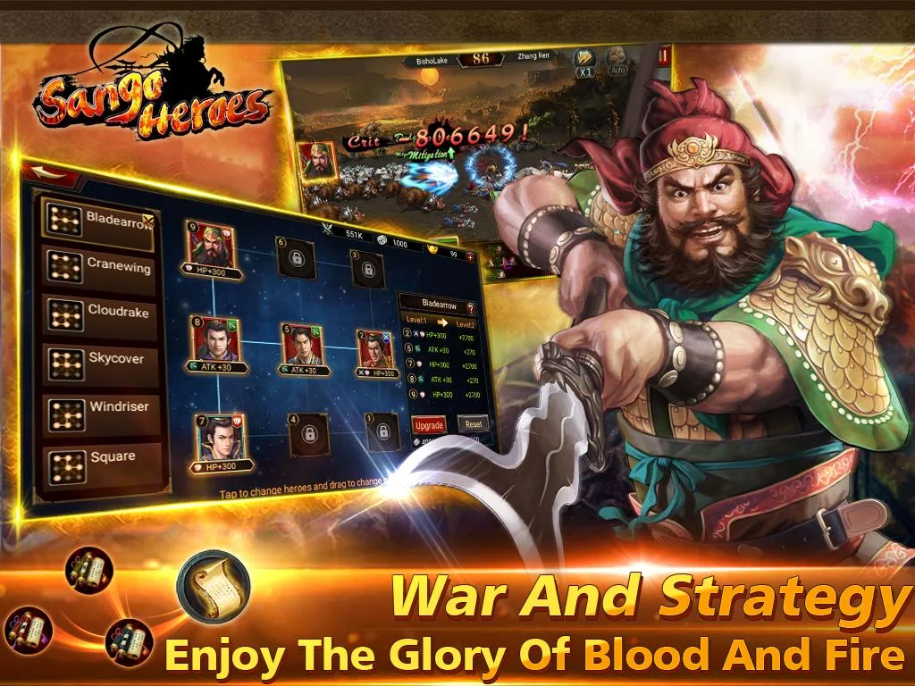 CBT of Sango Heroes Captura de pantalla 3