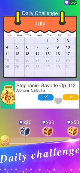 Rhythm Tiles 3:PvP Piano Games ภาพหน้าจอ 3