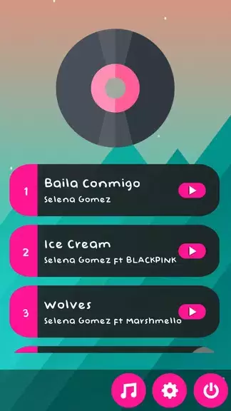 Selena Gomez Piano Tiles Game スクリーンショット 0