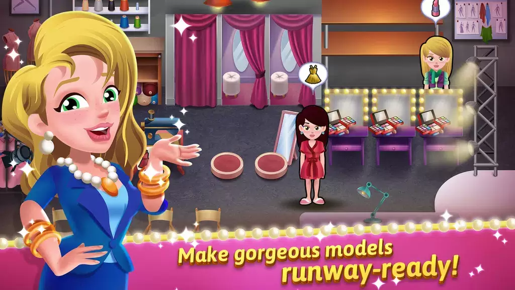 Model Salon Dash: Fashion Game Screenshot 0