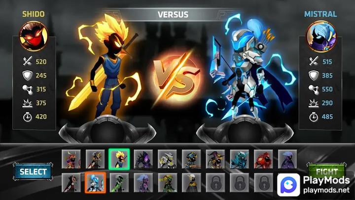 Schermata Stickman Legends: Shadow Fight Offline Sword Game 1