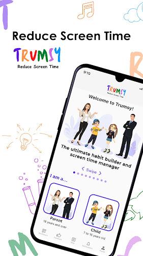 Trumsy: Reduce Screen Time App Tangkapan skrin 0