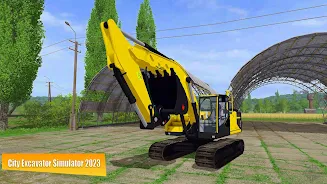 City Excavator Simulator 2023 स्क्रीनशॉट 1