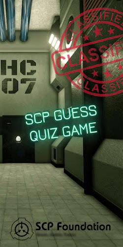 scp quiz game Schermafbeelding 0