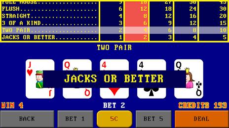 Video Poker Simulator Скриншот 1