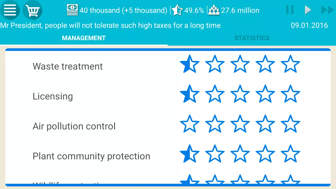 President Simulator Lite スクリーンショット 3