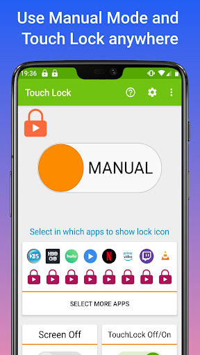 Touch Lock - Screen lock Captura de pantalla 0