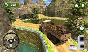 Offroad US Army Truck Driving Captura de tela 3