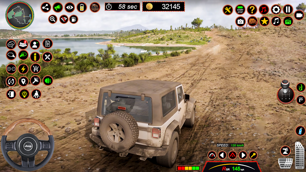 4x4 Jeep Driving Offroad Games應用截圖第2張