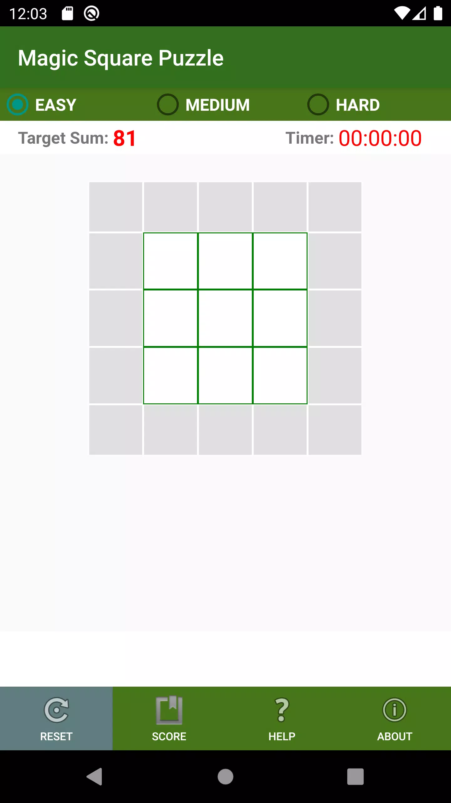 Magic Square Puzzle Скриншот 0