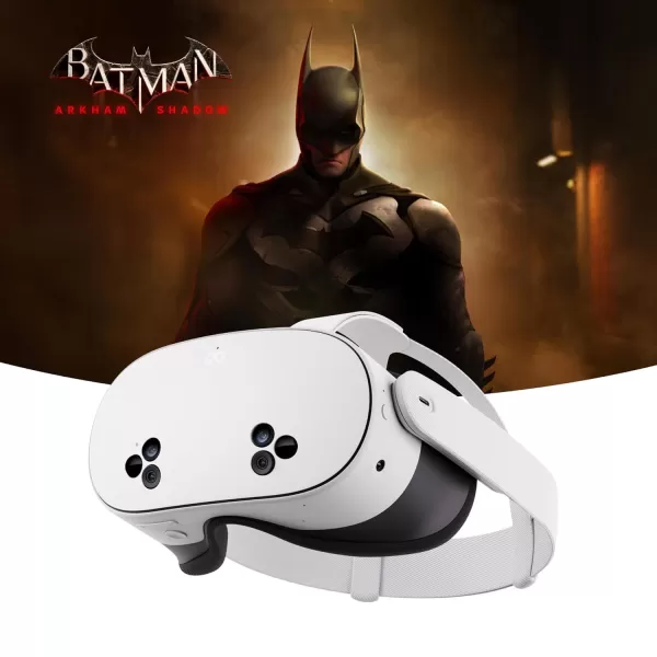 Casque Meta Quest 3s VR avec Batman: Arkham Shadow