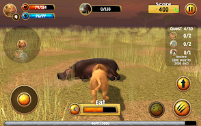 Wild Lion Simulator 3D স্ক্রিনশট 3