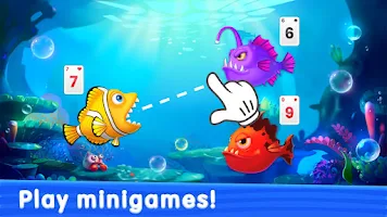 Solitaire TriPeaks: Aquarium स्क्रीनशॉट 1