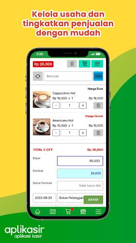 Kasir POS Aplikasir Capture d'écran 1