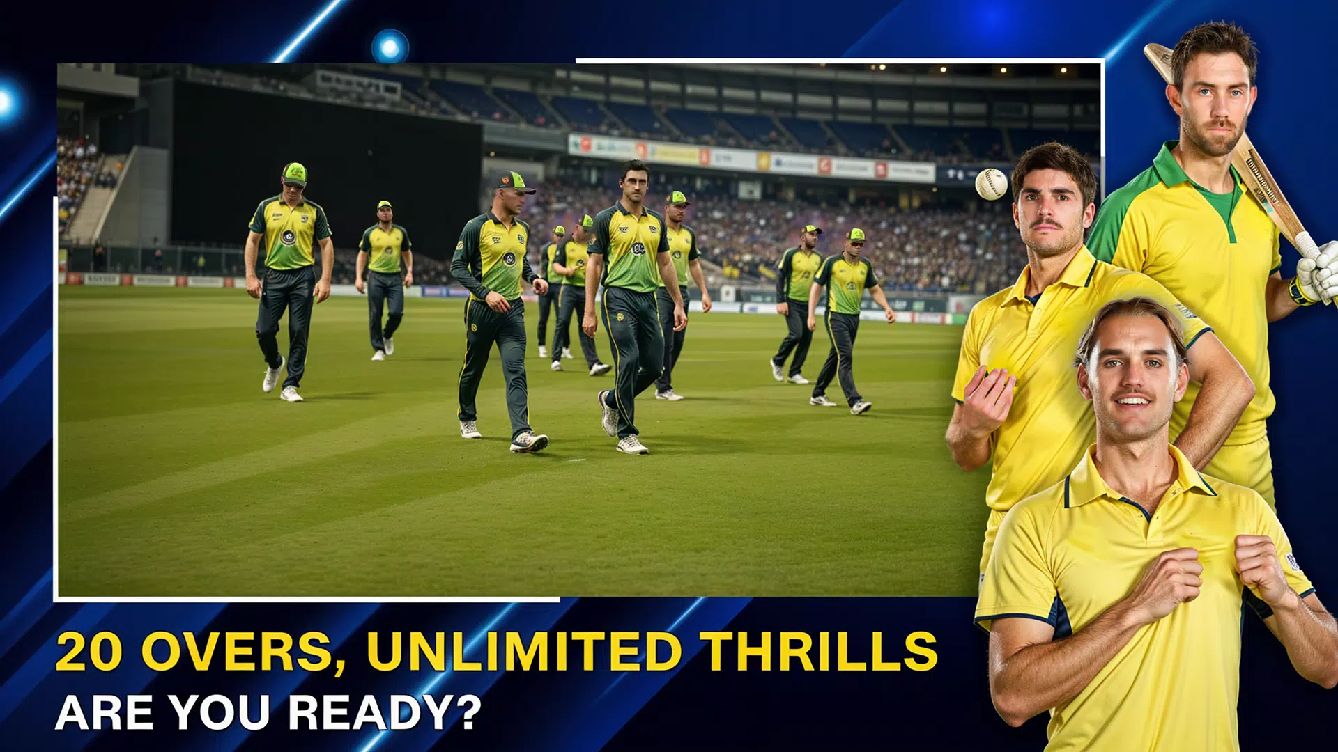 Cricket Champions Real 3D Game应用截图第0张