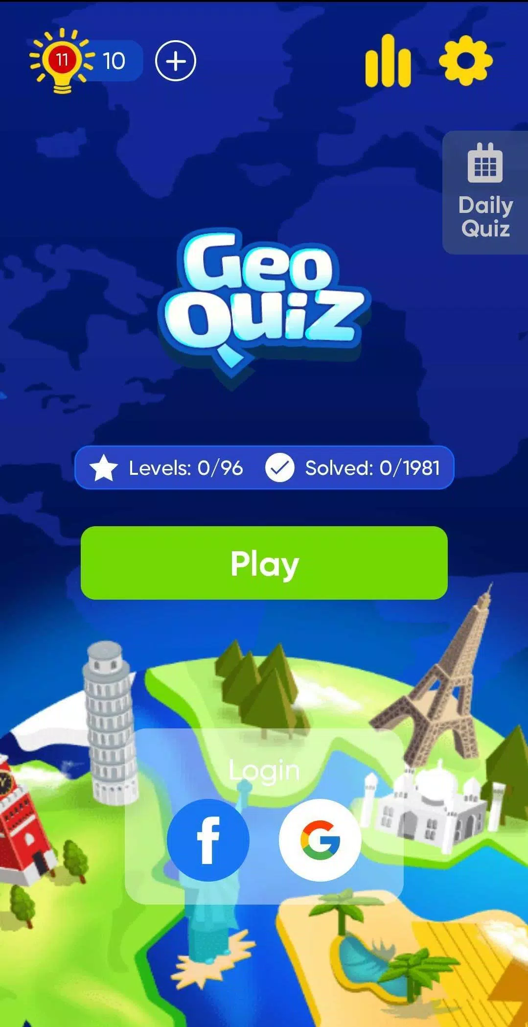 Geo Quiz Captura de pantalla 0