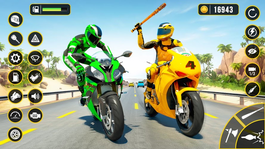 Moto Attack - Bike Racing Game スクリーンショット 1