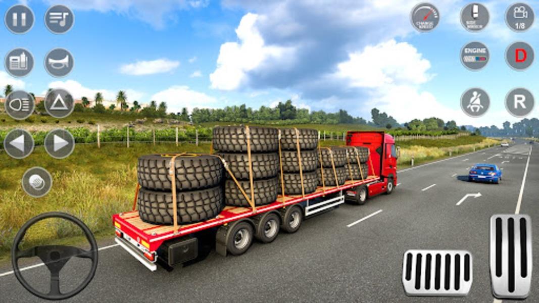 Europe Truck Simulator Driving Schermafbeelding 0