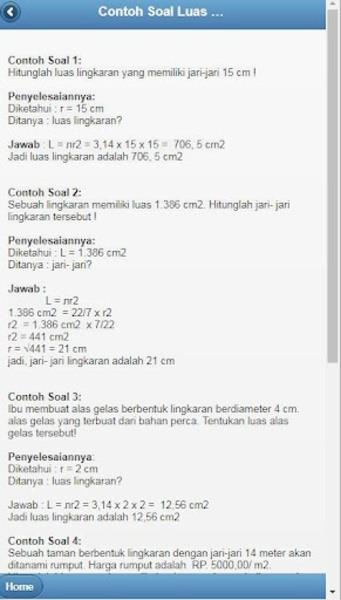 Schermata Rumus Matematika 1