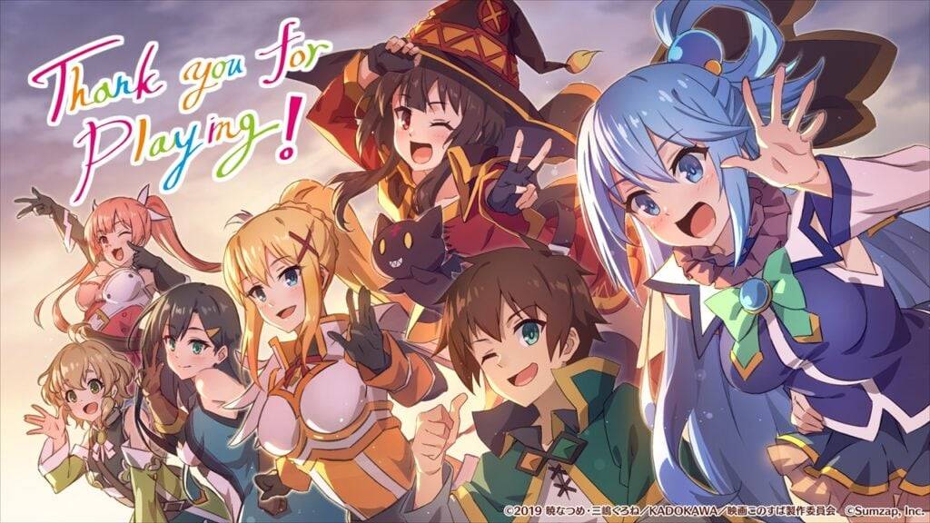 Konosuba: Phiên bản toàn cầu Fantastic Days Shut Down, nó có nhận được phiên bản ngoại tuyến không?