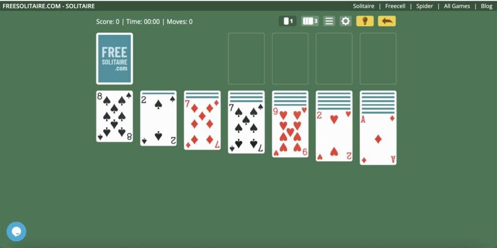 Freesolitaire.com предлагает в изобилии карточные игры - и он играет на мобильных устройствах