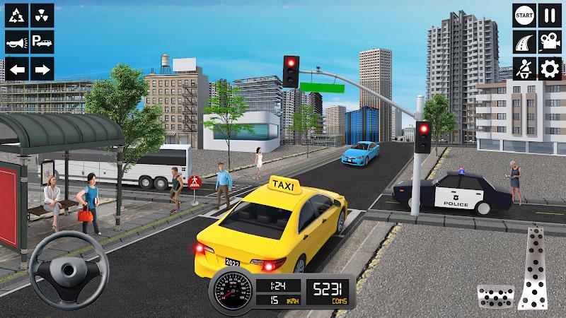 Taxi Simulator 3d Taxi Sim Screenshot 2