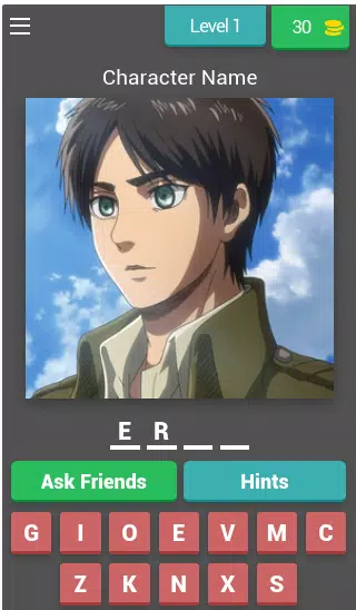 Attack On Titan Quiz Screenshot 0