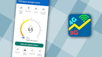 WiFi analyzer, WiFi speedmeter ภาพหน้าจอ 0