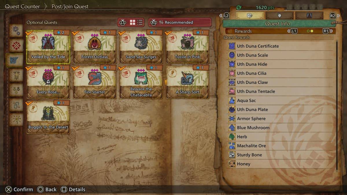 Monster Hunter Wilds Armor Sphère Rewards