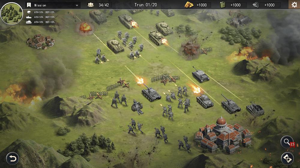 World War 2: Strategy Games Скриншот 1