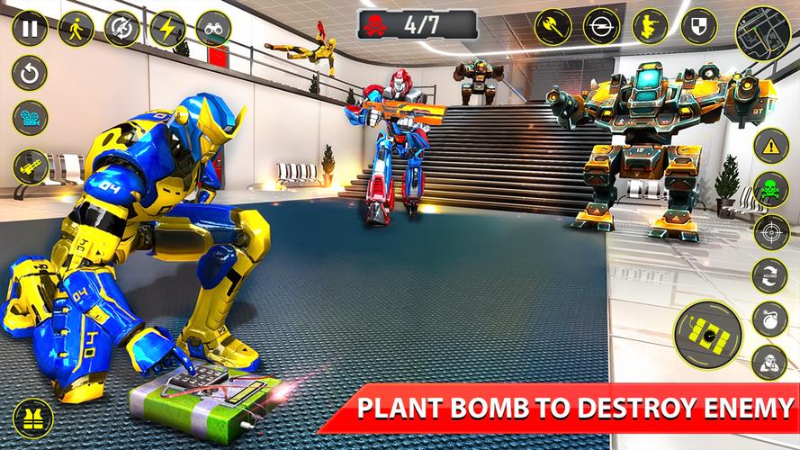 Robot Shooting Game ဖန်သားပြင်ဓာတ်ပုံ 3