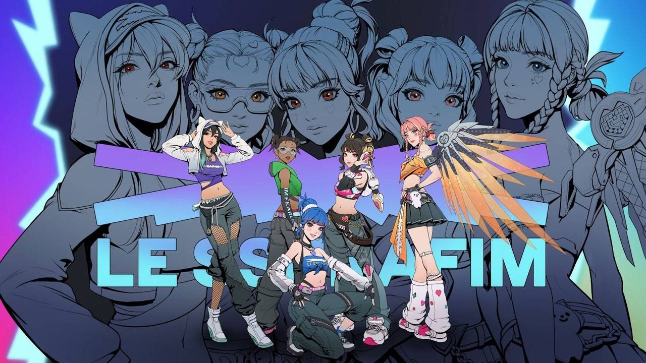 與 LE SSERAFIM 合作