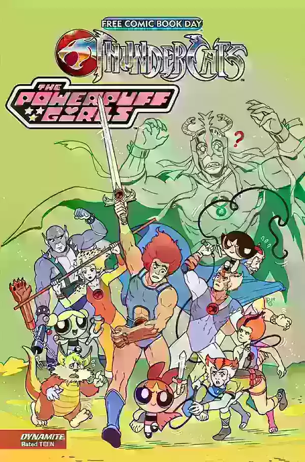 Thundercats / The Powerpuff Girls # 1 Cover