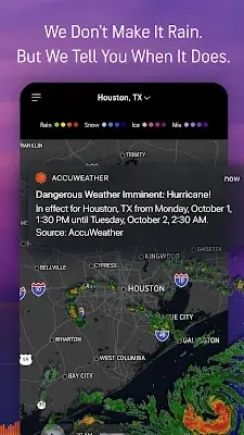 AccuWeather: Weather Radar Schermafbeelding 2