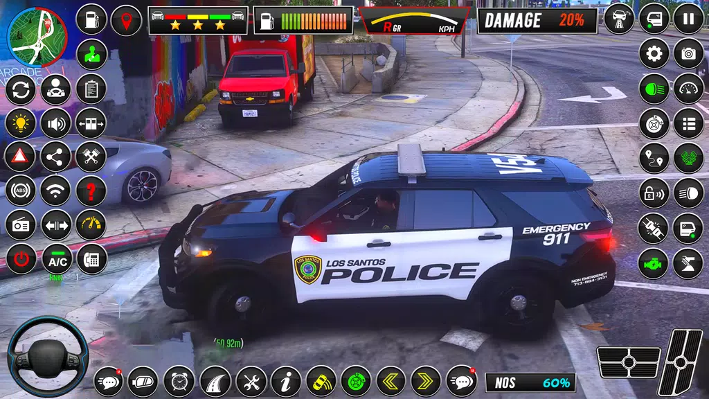 US Police Chase: Cop Car Games Capture d'écran 2