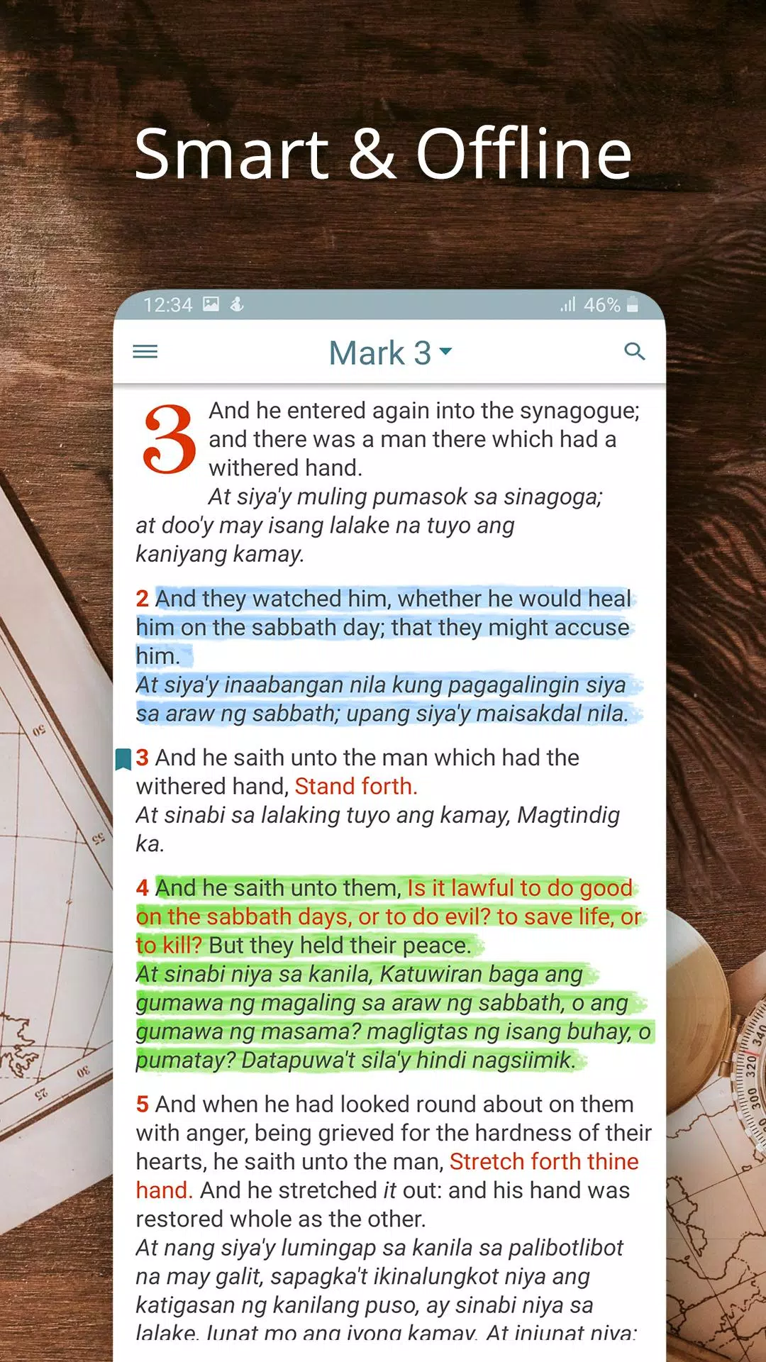 English Tagalog Bible Offline Ekran Görüntüsü 0